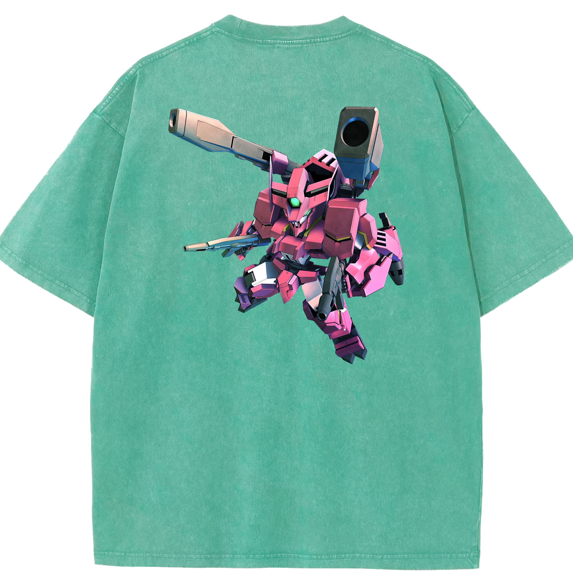 （画像用） 機動戦士ガンダム Mobile Suit Gundam 綿100% ヴィンテージ風 半袖Tシャツ（背面プリント）